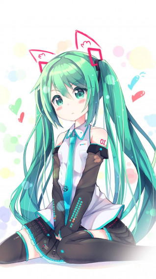 Cute Anime Girl iPhone Wallpaper