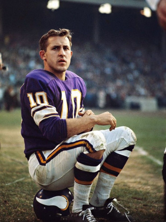 Fran Tarkenton Minnesota Vikings Football