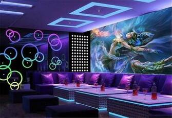 Custom Bar Ktv Decoration 3d Wallpaper Fantasy Sexy Dragon Girl