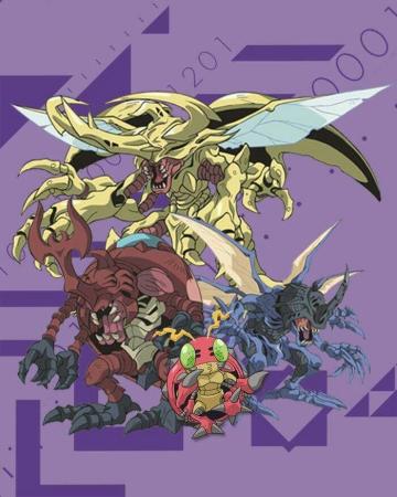 Tentomon Kabuterimon Megakabuterimon Alturkabuterimon And