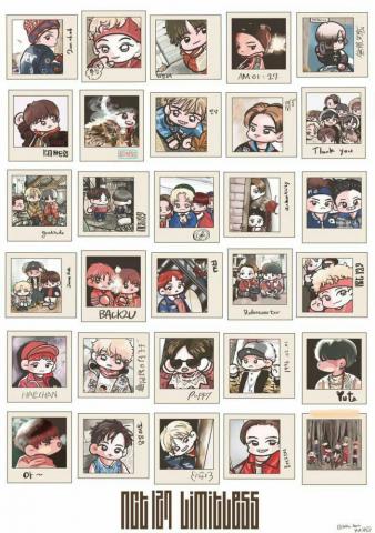 Nct Limitless Chibi Pictures Exo Stickers Print