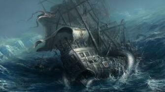 Ocean Monster Desktop Wallpaper High Definition