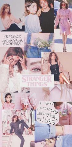 Pink Wallpaper Stranger Things Aesthetic Bobby Brown