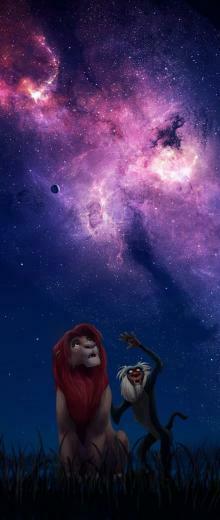 Simba And Rafiki Lock Screen Phone Wallpaper The Lion King
