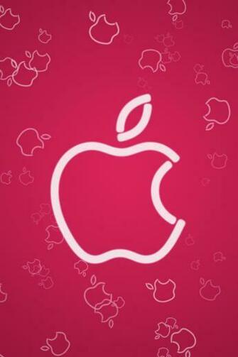Pink Apple iPhone Wallpaper HD