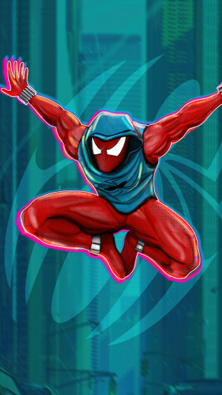 Spider Man Across The Verse Scarlet 4k