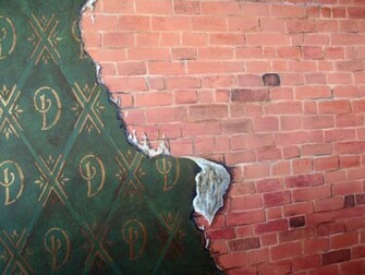 Johnhiemstra Faux Brick Wallpaper And Trompe Loeil