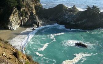 Big Sur Ocean Waterfall Leitmo