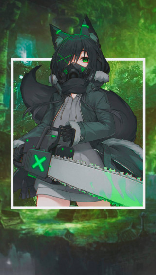 Green Anime Wallpaper