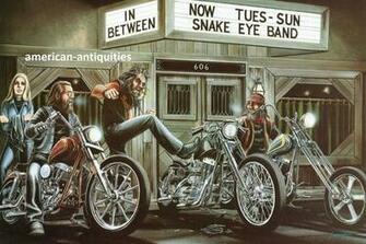 David Mann Motorcycle Art Wallpaper