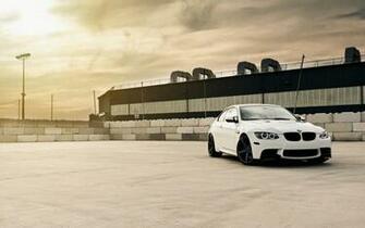 Bmw M3 Car White Parking Wallpaper