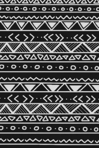 Black And White Aztec Wallpaper