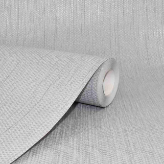 Belgravia Dahlia Texture Silver Glitter Wallpaper Satin