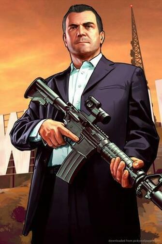 Gta Michael Wallpaper With A