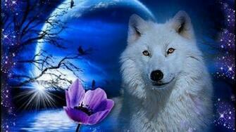 Wallpaper White Wol Fantasy HD Desktop Background