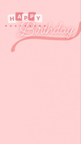 Pink Aesthetic Happy BirtHDay Wallpaper