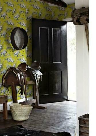 Eleanor Walton Horse Toile Wallpaper