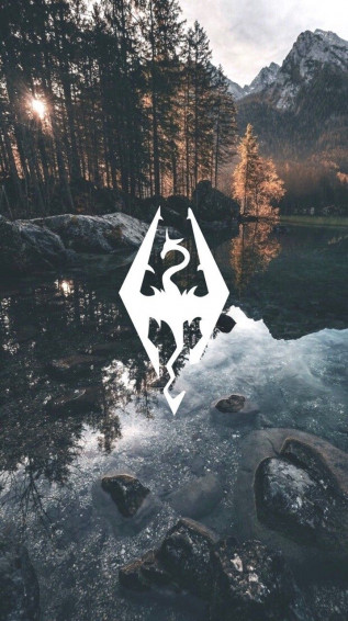 Skyrim Wallpaper Phone Video Game The Elder Scrolls V