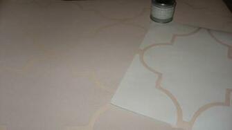 To The Nines Natalee S Necessity Paintable Quatrefoile Wallpaper