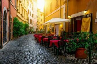 Italian Cafe Wallpaper For Wall Decor