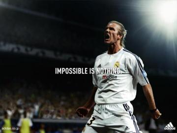 Motivational Wallpaper Adidas Impossible Is Nothing David Bekham