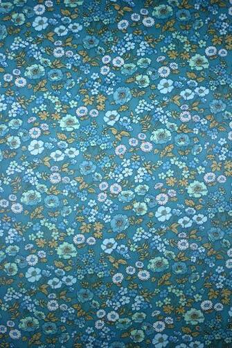 Blue Floral Wallpaper