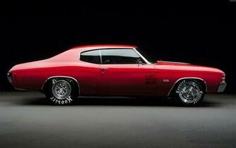 Chevelle Ss Red Side Wallpaper Chevrolet