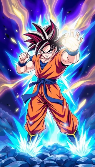 Goku Kaioken Mobile Wallpaper
