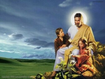 Photos Galleries Jesus Christ With Children HD Wallpaper By Priya