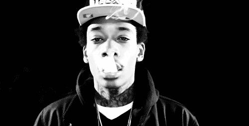 Wiz Khalifa Smoking Weed
