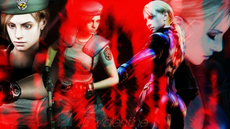 Weskerexcella S Workshop Jill Valentine Red Wallpaper