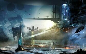 Space Station HD Wallpaper Background Image