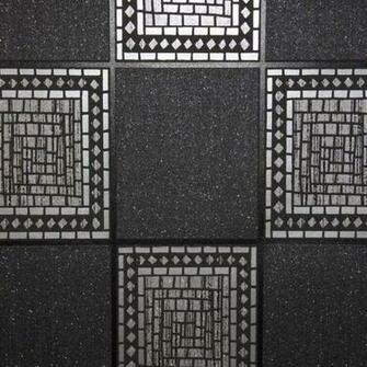 Mosaic Tile Wallpaper Bathroom Wallsorts