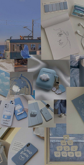 Wallpaper Aesthetic Blue In