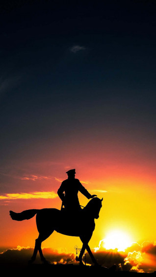 Western Cowboy iPhone Wallpaper