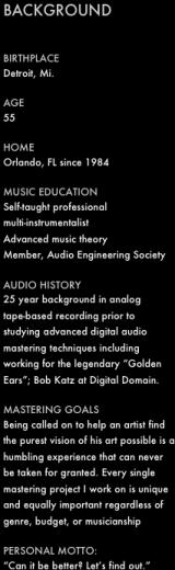 Backgroundbirthplacedetroit Mi Age55homeorlando Fl Since 1984music