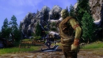 Wallpaper Darkfall Orc