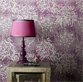 Frog Hill Designs Bold And Elegant Floral Wallpaper