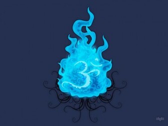 Blue Fire Wallpaper Vector