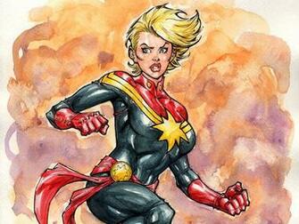 Captain Marvel Computer Wallpaper Desktop Background
