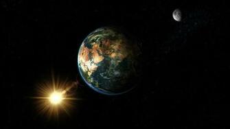 Sun Moon Desktop Wallpaper Background HD Pics