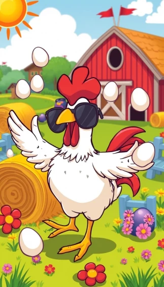 Funny Chicken Wallpaper