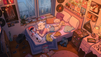 Lofi Bedroom Chill Art 4k Rare Gallery HD Wallpaper