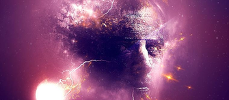 Process Of Creating This Create A Human Face In Universe Background