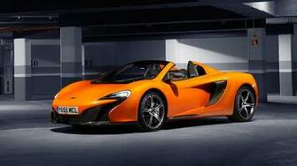 Mclaren 650s Spider Orange Car Supercar Vehicle