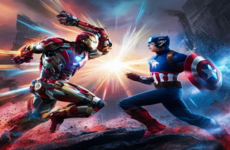 Iron Man Vs Captain America Wallpaper