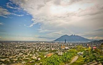 Wallpaper Mountain Mexico Panorama Monterrey Nuevo Leon Image