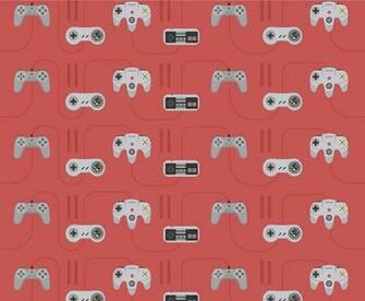 Joystick Vector Pattern Pink Background Art Graphics