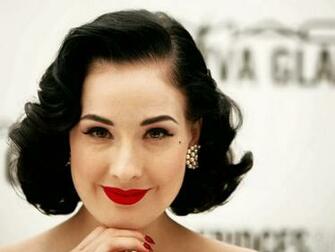 Dita Von Teese Face Computer Wallpaper