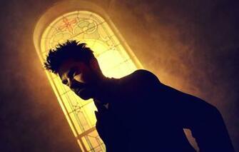 Wallpaper Horror Yellow Cross Man Window Supernatural Amc